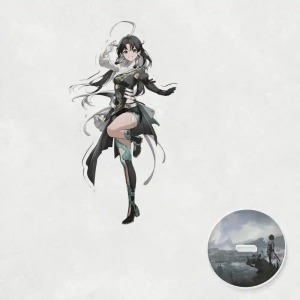 New Hot Game Wuthering Waves Lingyang Jiyan Yangyang Acrylic Stand Figure Display Cosplay Custom Charm Phone Personalized, Keychain, Mô Hình Đứng Standee Anime, In 2 Mặt, Cao 6cm, Trang Trí Decor Bàn Học, Balo