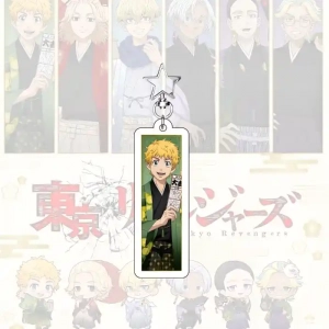 New Hot Keychain Tokyo Revengers Anime Figure Mikey Takashi Keisuke Draken Acrylic Stand Custom Charm Phone Personalized, Keychain, Mô Hình Đứng Standee Anime, In 2 Mặt, Cao 6cm, Trang Trí Decor Bàn Học, Balo