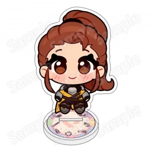 New Overwatch 2 Acrylic Stand Keychain Figures Zenyatta , Mccree & D.va Game Collectible Custom Charm Phone Personalized, Keychain, Mô Hình Đứng Standee Anime, In 2 Mặt, Cao 6cm, Trang Trí Decor Bàn Học, Balo