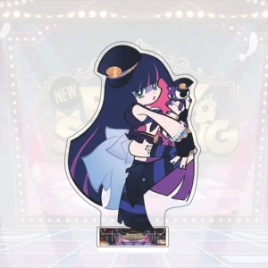 New Panty And Stocking With Garterbelt Hub Collab Acrylic Stand, Panty Stocking Figure Custom Charm Phone Personalized, Keychain, Mô Hình Đứng Standee Anime,  In 2 Mặt, Cao 6cm, Trang Trí Decor Bàn Học, Balo