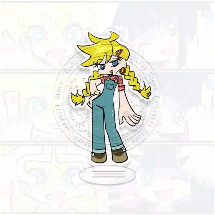 New Panty Stocking With Garterbelt Stand Card Acrylic Kawaii Exquisite Souvenir Figure Custom Charm Phone Personalized, Keychain, Mô Hình Đứng Standee Anime, In 2 Mặt, Cao 6cm, Trang Trí Decor Bàn Học, Balo 2 New Panty Stocking With Garterbelt Stand Card Acrylic Kawaii Exquisite Souvenir Figure Custom Charm Phone Personalized, Keychain, Mô Hình Đứng Standee Anime, In 2 Mặt, Cao 6cm, Trang Trí Decor Bàn Học, Balo - Ảnh 2