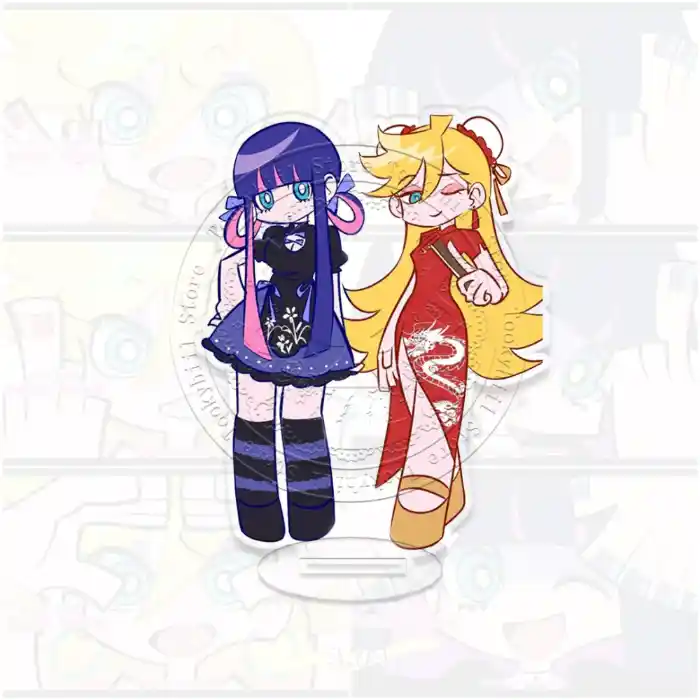 New Panty Stocking With Garterbelt Stand Card Acrylic Kawaii Exquisite Souvenir Figure Custom Charm Phone Personalized, Keychain, Mô Hình Đứng Standee Anime, In 2 Mặt, Cao 6cm, Trang Trí Decor Bàn Học, Balo 8 New Panty Stocking With Garterbelt Stand Card Acrylic Kawaii Exquisite Souvenir Figure Custom Charm Phone Personalized, Keychain, Mô Hình Đứng Standee Anime, In 2 Mặt, Cao 6cm, Trang Trí Decor Bàn Học, Balo - Ảnh 8
