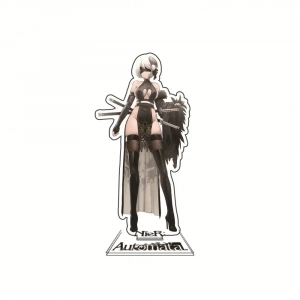 Nier:automata Premium Anime Acrylic Cartoon Figure Display Stand Model Plate Desk Ornaments Custom Charm Phone Personalized, Keychain, Mô Hình Đứng Standee Anime, In 2 Mặt, Cao 6cm, Trang Trí Decor Bàn Học, Balo