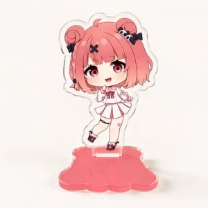 Nijisanji Q Version Acrylic Stand Vtuber Chibi Character Special Base Desktop Ornament Custom Charm Phone Personalized, Keychain, Mô Hình Đứng Standee Anime, In 2 Mặt, Cao 6cm, Trang Trí Decor Bàn Học, Balo
