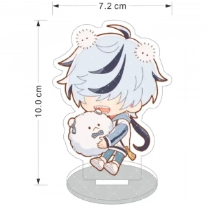 Nu:carnival Acrylic Stand Keychain Q Chibi Ornament Eiden Edmond Olivine Yakumo Kuya Custom Charm Phone Personalized, Keychain, Mô Hình Đứng Standee Anime, In 2 Mặt, Cao 6cm, Trang Trí Decor Bàn Học, Balo