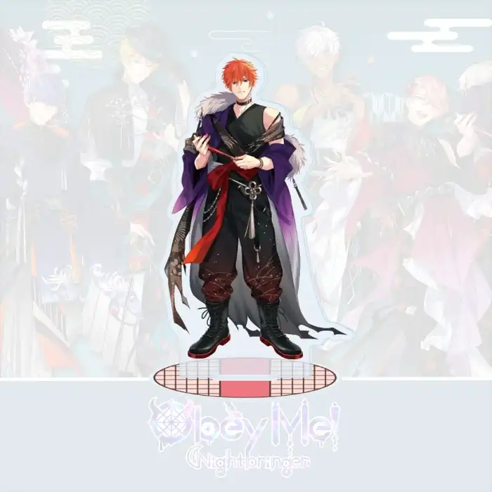 Obey Me Nightbringer Acrylic Standee Figure Demon Brothers Lucifer Mammon Leviathan Anime Custom Charm Phone Personalized, Keychain, Mô Hình Đứng Standee Anime, In 2 Mặt, Cao 6cm, Trang Trí Decor Bàn Học, Balo 2 Obey Me Nightbringer Acrylic Standee Figure Demon Brothers Lucifer Mammon Leviathan Anime Custom Charm Phone Personalized, Keychain, Mô Hình Đứng Standee Anime, In 2 Mặt, Cao 6cm, Trang Trí Decor Bàn Học, Balo - Ảnh 2