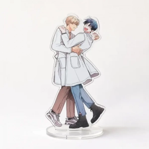 One Room Ta Acrylic Stand Couple Pose Manhwa Character Desktop Ornament Comic Collectible Fan Custom Charm Phone Personalized, Keychain, Mô Hình Đứng Standee Anime, In 2 Mặt, Cao 6cm, Trang Trí Decor Bàn Học, Balo