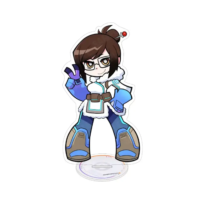 Overwatch 2 1 Acrylic Stand Keychain - Cute Chibi Character Figurines For Mercy D.va Zarya Custom Charm Phone Personalized, Keychain, Mô Hình Đứng Standee Anime, In 2 Mặt, Cao 6cm, Trang Trí Decor Bàn Học, Balo 2 Overwatch 2 1 Acrylic Stand Keychain - Cute Chibi Character Figurines For Mercy D.va Zarya Custom Charm Phone Personalized, Keychain, Mô Hình Đứng Standee Anime, In 2 Mặt, Cao 6cm, Trang Trí Decor Bàn Học, Balo - Ảnh 2