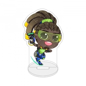 Overwatch Acrylic Standee Cute Anime Figure Keychain Genji D.va Mercy Lucio Desk Custom Charm Phone Personalized, Keychain, Mô Hình Đứng Standee Anime,  In 2 Mặt, Cao 6cm, Trang Trí Decor Bàn Học, Balo