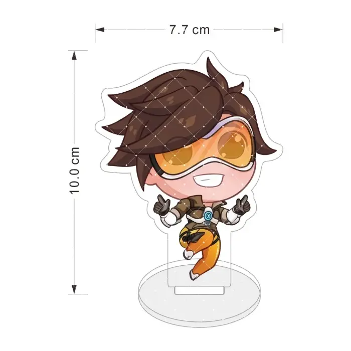 Overwatch Anime Figure Acrylic Stand Model Keychain Chibi Cute Tracer Mei Reaper Desktop Custom Charm Phone Personalized, Keychain, Mô Hình Đứng Standee Anime, In 2 Mặt, Cao 6cm, Trang Trí Decor Bàn Học, Balo 3 Overwatch Anime Figure Acrylic Stand Model Keychain Chibi Cute Tracer Mei Reaper Desktop Custom Charm Phone Personalized, Keychain, Mô Hình Đứng Standee Anime, In 2 Mặt, Cao 6cm, Trang Trí Decor Bàn Học, Balo - Ảnh 3
