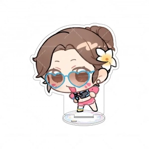 Overwatch Cute Chibi Acrylic Stand Keychain Kiriko Mercy D.va Lifeweaver Desk Decor Custom Charm Phone Personalized, Keychain, Mô Hình Đứng Standee Anime, In 2 Mặt, Cao 6cm, Trang Trí Decor Bàn Học, Balo