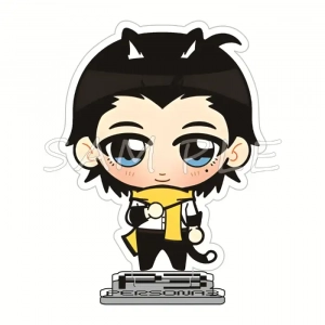 Persona 3 Cute Animal Ear Chibi Acrylic Stand Figures Keychain Desktop Tabletop Ornament Custom Charm Phone Personalized, Keychain, Mô Hình Đứng Standee Anime,  In 2 Mặt, Cao 6cm, Trang Trí Decor Bàn Học, Balo
