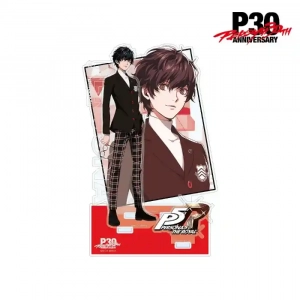 Persona 30th Anniversary Protagonist 1 Acrylic Stand Keychain Hero Figure Desk Display Custom Charm Phone Personalized, Keychain, Mô Hình Đứng Standee Anime,  In 2 Mặt, Cao 6cm, Trang Trí Decor Bàn Học, Balo