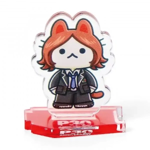 Persona 30th Makoto Yuki Acrylic Stand Keychain Cat Chibi Anime Figure Desk Decor Kawaii Custom Charm Phone Personalized, Keychain, Mô Hình Đứng Standee Anime, In 2 Mặt, Cao 6cm, Trang Trí Decor Bàn Học, Balo