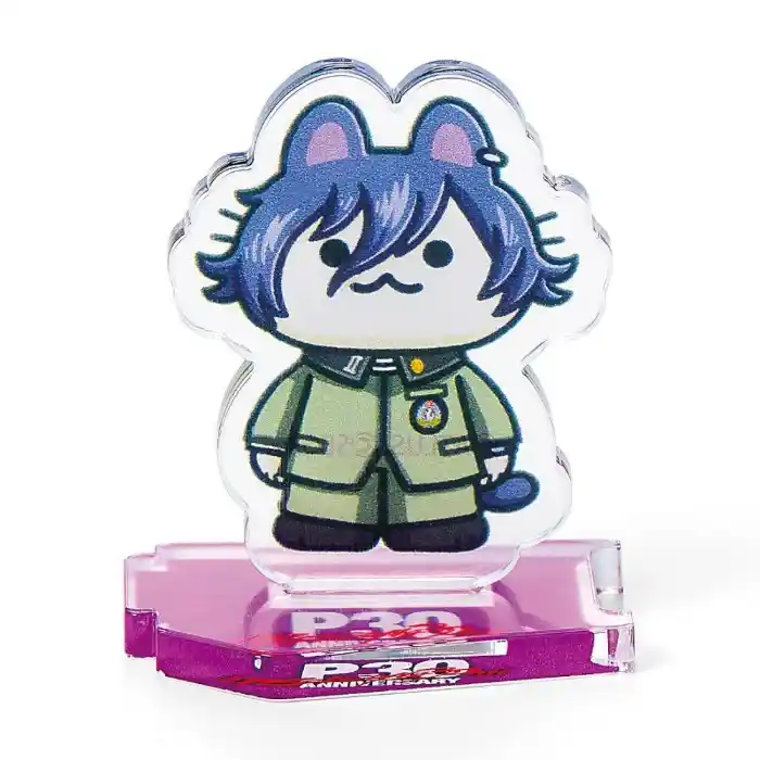 Persona 30th Makoto Yuki Acrylic Stand Keychain Cat Chibi Anime Figure Desk Decor Kawaii Custom Charm Phone Personalized, Keychain, Mô Hình Đứng Standee Anime, In 2 Mặt, Cao 6cm, Trang Trí Decor Bàn Học, Balo 2 Persona 30th Makoto Yuki Acrylic Stand Keychain Cat Chibi Anime Figure Desk Decor Kawaii Custom Charm Phone Personalized, Keychain, Mô Hình Đứng Standee Anime, In 2 Mặt, Cao 6cm, Trang Trí Decor Bàn Học, Balo - Ảnh 2