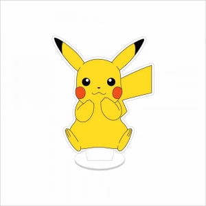 Pokemon Pikachu Squirtle Gengar Acrylic Anime Stand Model Plate Keychain Desk Decoration Custom Charm Phone Personalized, Keychain, Mô Hình Đứng Standee Anime,  In 2 Mặt, Cao 6cm, Trang Trí Decor Bàn Học, Balo