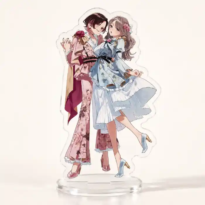 Prism Garden Yuri Comic Acrylic Stand Double Character Desktop Ornament Manga Collectible Fan Custom Charm Phone Personalized, Keychain, Mô Hình Đứng Standee Anime, In 2 Mặt, Cao 6cm, Trang Trí Decor Bàn Học, Balo 3 Prism Garden Yuri Comic Acrylic Stand Double Character Desktop Ornament Manga Collectible Fan Custom Charm Phone Personalized, Keychain, Mô Hình Đứng Standee Anime, In 2 Mặt, Cao 6cm, Trang Trí Decor Bàn Học, Balo - Ảnh 3