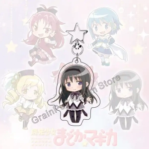 Puella Magi Madoka Magica 2026 Edition Acrylic Standee & Keychain | Madoka Homura Mami Sayaka Custom Charm Phone Personalized, Keychain, Mô Hình Đứng Standee Anime,  In 2 Mặt, Cao 6cm, Trang Trí Decor Bàn Học, Balo