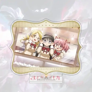 Puella Magi Madoka Magica Magia Exedra Acrylic Stand - Madoka, Homura, Mami Glasses Ver. - Custom Charm Phone Personalized, Keychain, Mô Hình Đứng Standee Anime, In 2 Mặt, Cao 6cm, Trang Trí Decor Bàn Học, Balo