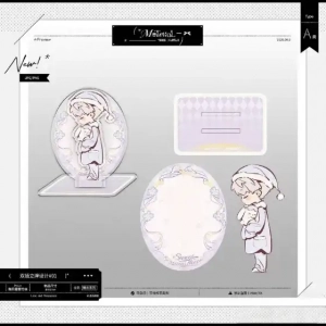 Q-version Pajamas Plaque Love And Deepspace Surrounding Xavier Zayne Sylus Acrylic Stand Custom Charm Phone Personalized, Keychain, Mô Hình Đứng Standee Anime, In 2 Mặt, Cao 6cm, Trang Trí Decor Bàn Học, Balo