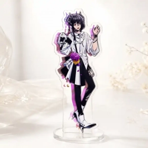 R9p Pink Haired Character Acrylic Stand 1 Desktop Ornament Collectible Otaku Fan Gift Custom Charm Phone Personalized, Keychain, Mô Hình Đứng Standee Anime, In 2 Mặt, Cao 6cm, Trang Trí Decor Bàn Học, Balo