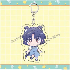 Ranma ½ Mini Acrylic Stand Keychain Cute Ranma Saotome Pop Stand For Anime Fans Collectible Custom Charm Phone Personalized, Keychain, Mô Hình Đứng Standee Anime, In 2 Mặt, Cao 6cm, Trang Trí Decor Bàn Học, Balo