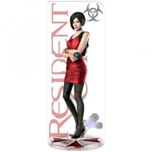 Re4 Resident Evil 4 Castle Reset Leon Scott Kennedy Keychain Acrylic Stand Model Plate Gift Custom Charm Phone Personalized, Keychain, Mô Hình Đứng Standee Anime, In 2 Mặt, Cao 6cm, Trang Trí Decor Bàn Học, Balo