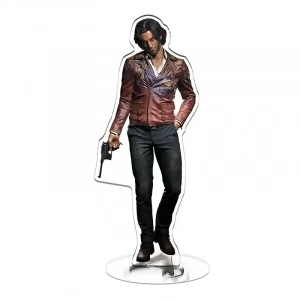 Re4 Resident Evil 4 Castle Reset Leon Scott Kennedy Keychain Acrylic Gift Wholesale Game Custom Charm Phone Personalized, Keychain, Mô Hình Đứng Standee Anime, In 2 Mặt, Cao 6cm, Trang Trí Decor Bàn Học, Balo
