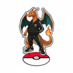 Recycled Acrylic Standees For Pokemon Charmander Sylveon Eevee Qikachu Desk Decoration Custom Charm Phone Personalized, Keychain, Mô Hình Đứng Standee Anime, In 2 Mặt, Cao 6cm, Trang Trí Decor Bàn Học, Balo