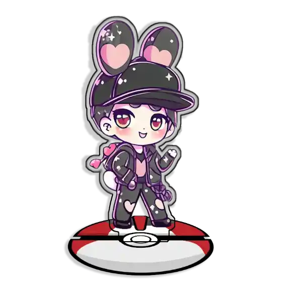 Recycled Acrylic Standees For Pokemon Meloetta Desk Decoration Decorative Creativity Cute Custom Charm Phone Personalized, Keychain, Mô Hình Đứng Standee Anime, In 2 Mặt, Cao 6cm, Trang Trí Decor Bàn Học, Balo 3 Recycled Acrylic Standees For Pokemon Meloetta Desk Decoration Decorative Creativity Cute Custom Charm Phone Personalized, Keychain, Mô Hình Đứng Standee Anime, In 2 Mặt, Cao 6cm, Trang Trí Decor Bàn Học, Balo - Ảnh 3