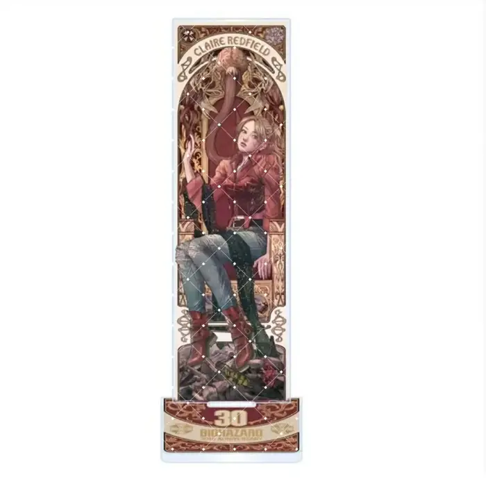 Resident Evil Claire Redfield 1 Acrylic Stand Keychain 30th Anniversary Gothic Art Anime Custom Charm Phone Personalized, Keychain, Mô Hình Đứng Standee Anime, In 2 Mặt, Cao 6cm, Trang Trí Decor Bàn Học, Balo 2 Resident Evil Claire Redfield 1 Acrylic Stand Keychain 30th Anniversary Gothic Art Anime Custom Charm Phone Personalized, Keychain, Mô Hình Đứng Standee Anime, In 2 Mặt, Cao 6cm, Trang Trí Decor Bàn Học, Balo - Ảnh 2