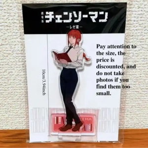 Reze Figure Anime Peripherals Cute Rezes Star Acrylic Pendant Collectible Makima Figure Mini Custom Charm Phone Personalized, Keychain, Mô Hình Đứng Standee Anime, In 2 Mặt, Cao 6cm, Trang Trí Decor Bàn Học, Balo