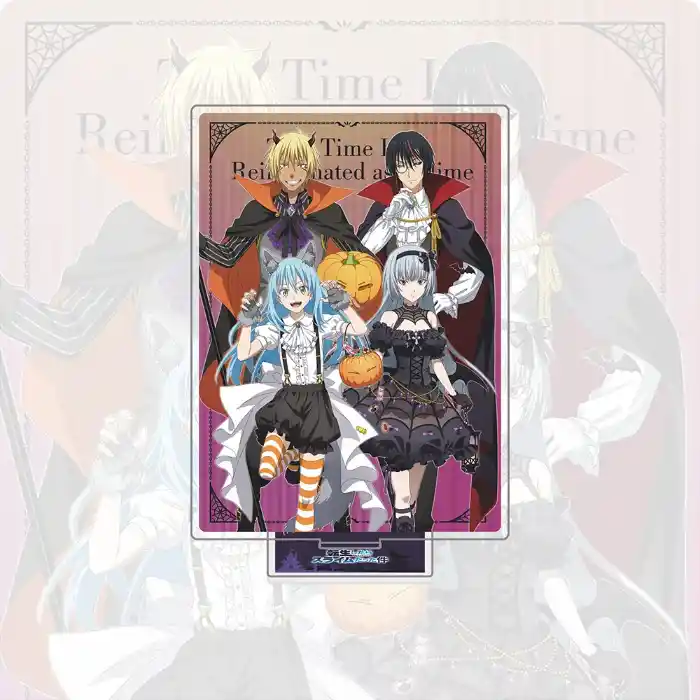 Rimuru & Milim Halloween Acrylic Stand, Anime Slime Isekai Big Figure Standee & Keychain Cute Custom Charm Phone Personalized, Keychain, Mô Hình Đứng Standee Anime, In 2 Mặt, Cao 6cm, Trang Trí Decor Bàn Học, Balo 2 Rimuru & Milim Halloween Acrylic Stand, Anime Slime Isekai Big Figure Standee & Keychain Cute Custom Charm Phone Personalized, Keychain, Mô Hình Đứng Standee Anime, In 2 Mặt, Cao 6cm, Trang Trí Decor Bàn Học, Balo - Ảnh 2