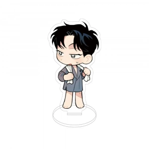 Rose And Champagne Korean Manwha Acrylic Stand Leewoon Figure Display Manga Goods Collection Custom Charm Phone Personalized, Keychain, Mô Hình Đứng Standee Anime, In 2 Mặt, Cao 6cm, Trang Trí Decor Bàn Học, Balo