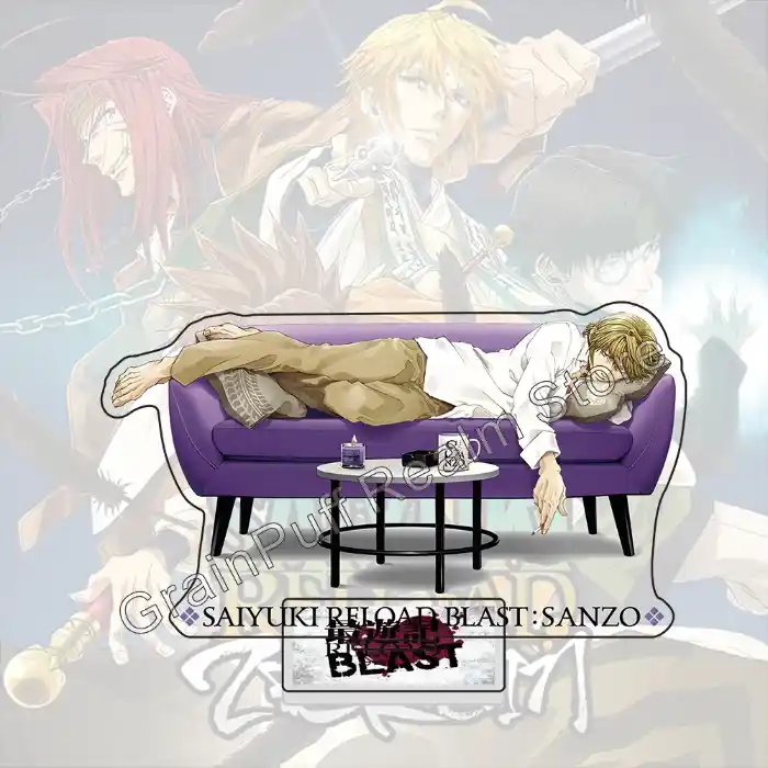 Saiyuki Reload Blast Acrylic Standee - Lazy Sofa Theme Genjo Sanzo Son Goku Cho Hakkai Sha Custom Charm Phone Personalized, Keychain, Mô Hình Đứng Standee Anime, In 2 Mặt, Cao 6cm, Trang Trí Decor Bàn Học, Balo 2 Saiyuki Reload Blast Acrylic Standee - Lazy Sofa Theme Genjo Sanzo Son Goku Cho Hakkai Sha Custom Charm Phone Personalized, Keychain, Mô Hình Đứng Standee Anime, In 2 Mặt, Cao 6cm, Trang Trí Decor Bàn Học, Balo - Ảnh 2