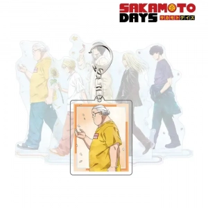 Sakamoto Days Acrylic Stand Figures & Keychain Set – Anime Collectible Desk Display, Gift For Custom Charm Phone Personalized, Keychain, Mô Hình Đứng Standee Anime,  In 2 Mặt, Cao 6cm, Trang Trí Decor Bàn Học, Balo