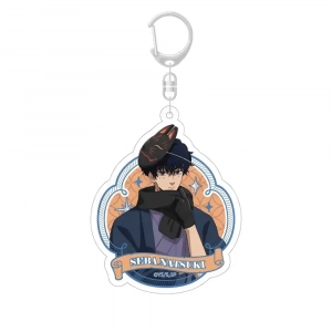 Sakamoto Days Acrylic Stand Keychain Round Anime Pendant Bag Charm Collectible Gift For Custom Charm Phone Personalized, Keychain, Mô Hình Đứng Standee Anime, In 2 Mặt, Cao 6cm, Trang Trí Decor Bàn Học, Balo