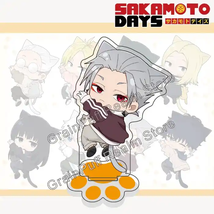 Sakamoto Days Sticky Nyan Ver. Acrylic Standee – Shin, Lu; Cute Cat-themed Anime Figure Custom Charm Phone Personalized, Keychain, Mô Hình Đứng Standee Anime, In 2 Mặt, Cao 6cm, Trang Trí Decor Bàn Học, Balo 1 Sakamoto Days Sticky Nyan Ver. Acrylic Standee – Shin, Lu; Cute Cat-themed Anime Figure Custom Charm Phone Personalized, Keychain, Mô Hình Đứng Standee Anime, In 2 Mặt, Cao 6cm, Trang Trí Decor Bàn Học, Balo