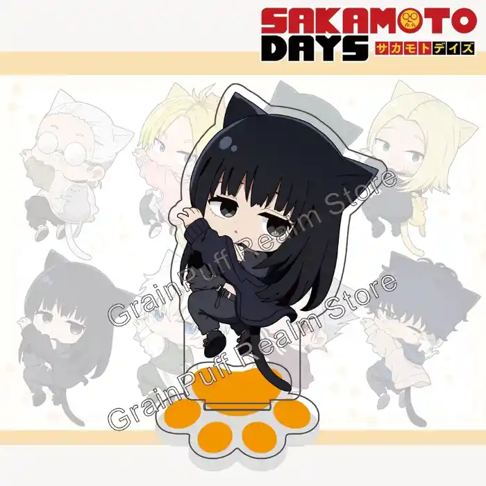 Sakamoto Days Sticky Nyan Ver. Acrylic Standee – Shin, Lu; Cute Cat-themed Anime Figure Custom Charm Phone Personalized, Keychain, Mô Hình Đứng Standee Anime, In 2 Mặt, Cao 6cm, Trang Trí Decor Bàn Học, Balo 2 Sakamoto Days Sticky Nyan Ver. Acrylic Standee – Shin, Lu; Cute Cat-themed Anime Figure Custom Charm Phone Personalized, Keychain, Mô Hình Đứng Standee Anime, In 2 Mặt, Cao 6cm, Trang Trí Decor Bàn Học, Balo - Ảnh 2