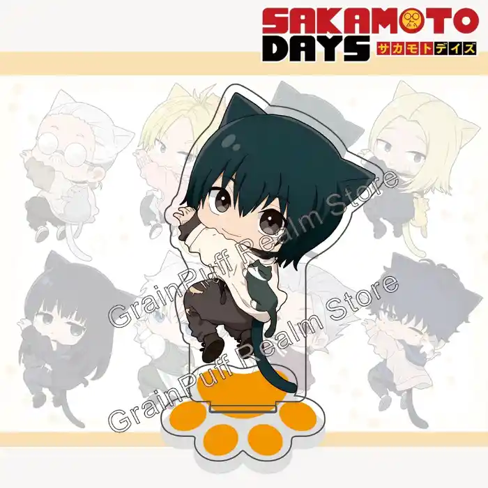 Sakamoto Days Sticky Nyan Ver. Acrylic Standee – Shin, Lu; Cute Cat-themed Anime Figure Custom Charm Phone Personalized, Keychain, Mô Hình Đứng Standee Anime, In 2 Mặt, Cao 6cm, Trang Trí Decor Bàn Học, Balo 3 Sakamoto Days Sticky Nyan Ver. Acrylic Standee – Shin, Lu; Cute Cat-themed Anime Figure Custom Charm Phone Personalized, Keychain, Mô Hình Đứng Standee Anime, In 2 Mặt, Cao 6cm, Trang Trí Decor Bàn Học, Balo - Ảnh 3