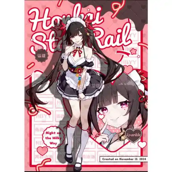 Sparkle Robin Kafka Game Honkai: Star Rail Stand High Beauty Cute Maid Exquisite Surround Custom Charm Phone Personalized, Keychain, Mô Hình Đứng Standee Anime, In 2 Mặt, Cao 6cm, Trang Trí Decor Bàn Học, Balo 2 Sparkle Robin Kafka Game Honkai: Star Rail Stand High Beauty Cute Maid Exquisite Surround Custom Charm Phone Personalized, Keychain, Mô Hình Đứng Standee Anime, In 2 Mặt, Cao 6cm, Trang Trí Decor Bàn Học, Balo - Ảnh 2