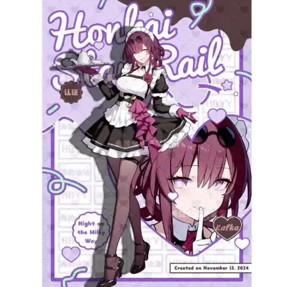 Sparkle Robin Kafka Game Honkai: Star Rail Stand High Beauty Cute Maid Exquisite Surround Custom Charm Phone Personalized, Keychain, Mô Hình Đứng Standee Anime, In 2 Mặt, Cao 6cm, Trang Trí Decor Bàn Học, Balo 5 Sparkle Robin Kafka Game Honkai: Star Rail Stand High Beauty Cute Maid Exquisite Surround Custom Charm Phone Personalized, Keychain, Mô Hình Đứng Standee Anime, In 2 Mặt, Cao 6cm, Trang Trí Decor Bàn Học, Balo - Ảnh 5