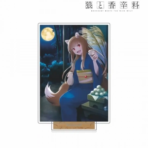 Spice And Wolf Merchant Meets The Wise Wolf Acrylic Stand, Holo Lawrence Cute Chibi Figure Custom Charm Phone Personalized, Keychain, Mô Hình Đứng Standee Anime,  In 2 Mặt, Cao 6cm, Trang Trí Decor Bàn Học, Balo