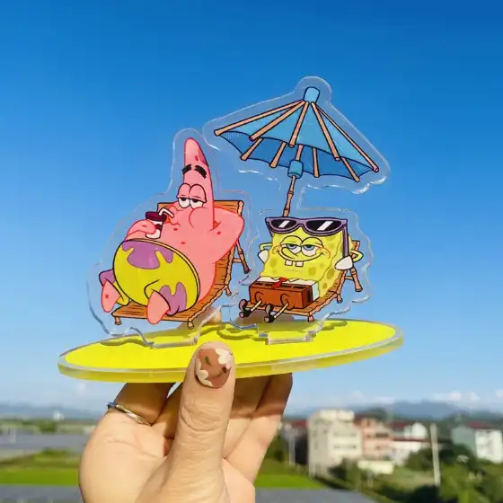 Spongebob Patrick Squidward Mr.krabs Plankton Sandy Acrylic Cartoon Stand Model Plate Custom Charm Phone Personalized, Keychain, Mô Hình Đứng Standee Anime, In 2 Mặt, Cao 6cm, Trang Trí Decor Bàn Học, Balo 2 Spongebob Patrick Squidward Mr.krabs Plankton Sandy Acrylic Cartoon Stand Model Plate Custom Charm Phone Personalized, Keychain, Mô Hình Đứng Standee Anime, In 2 Mặt, Cao 6cm, Trang Trí Decor Bàn Học, Balo - Ảnh 2
