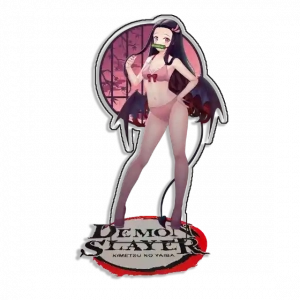Standing Sign For Demon Slayer Zenitsu Agatsuma Daki Acrylic Selfmade Cartoon Anime Desktop Custom Charm Phone Personalized, Keychain, Mô Hình Đứng Standee Anime, In 2 Mặt, Cao 6cm, Trang Trí Decor Bàn Học, Balo