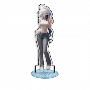 Standing Sign For Genshin Impact Fischl Lynette Shenhe Keqing Acrylic Selfmade Cute Anime Custom Charm Phone Personalized, Keychain, Mô Hình Đứng Standee Anime, In 2 Mặt, Cao 6cm, Trang Trí Decor Bàn Học, Balo