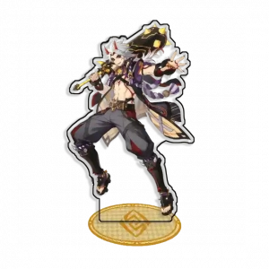 Standing Sign For Genshin Impact Yeland Yae Miko Xingqiu Acrylic Selfmade Cute Anime Game Custom Charm Phone Personalized, Keychain, Mô Hình Đứng Standee Anime,  In 2 Mặt, Cao 6cm, Trang Trí Decor Bàn Học, Balo