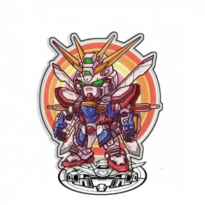 Standing Sign For Gundam Unicorn Gundam 03 Phenex Acrylic Desktop Stand Decorating Self Made Custom Charm Phone Personalized, Keychain, Mô Hình Đứng Standee Anime, In 2 Mặt, Cao 6cm, Trang Trí Decor Bàn Học, Balo