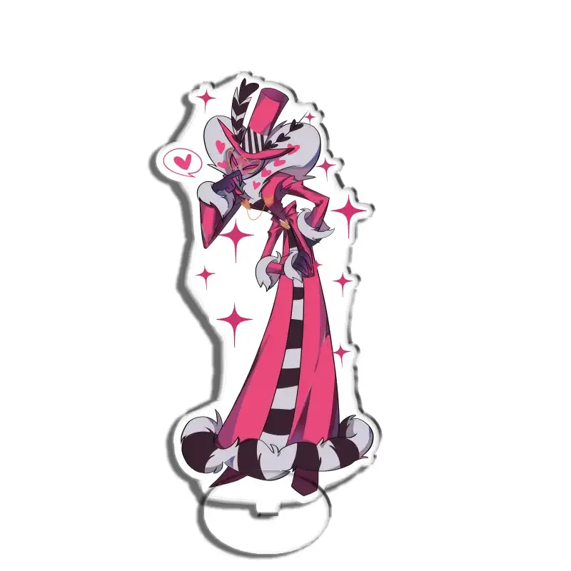 Standing Sign For Hazbin Hotel Alastor Charlie Morningstar Niffty Game Fan Gift Recycled Custom Charm Phone Personalized, Keychain, Mô Hình Đứng Standee Anime, In 2 Mặt, Cao 6cm, Trang Trí Decor Bàn Học, Balo 6 Standing Sign For Hazbin Hotel Alastor Charlie Morningstar Niffty Game Fan Gift Recycled Custom Charm Phone Personalized, Keychain, Mô Hình Đứng Standee Anime, In 2 Mặt, Cao 6cm, Trang Trí Decor Bàn Học, Balo - Ảnh 6