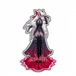Standing Sign For Hazbin Hotel Charlie Vaggie Candy Acrylic Desktop Stand Decorating Self Custom Charm Phone Personalized, Keychain, Mô Hình Đứng Standee Anime, In 2 Mặt, Cao 6cm, Trang Trí Decor Bàn Học, Balo